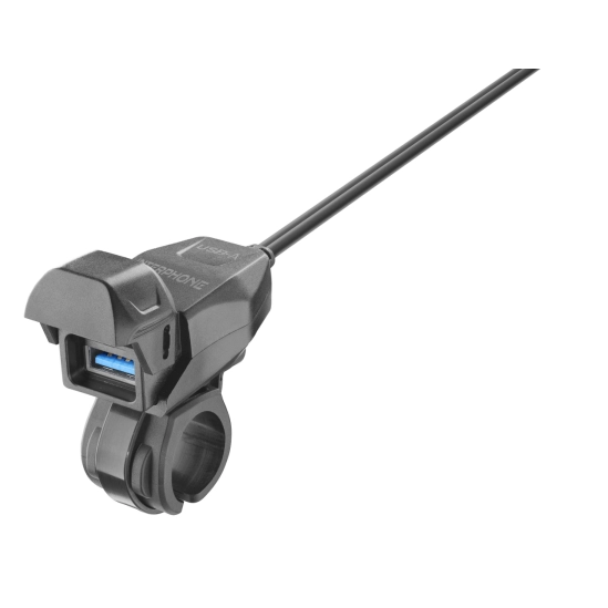 Interphone USB zásuvka - nabíječka na motorku USB-A