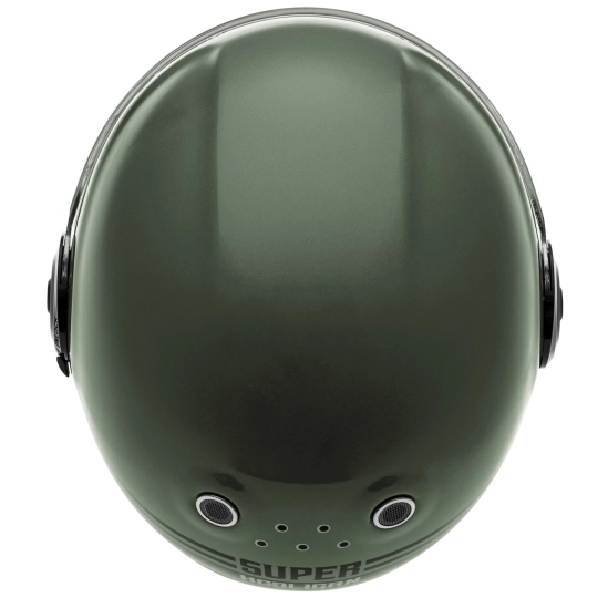 CASSIDA Fibre Super Hooligan, přilba, černá/metalická zelená/šedá