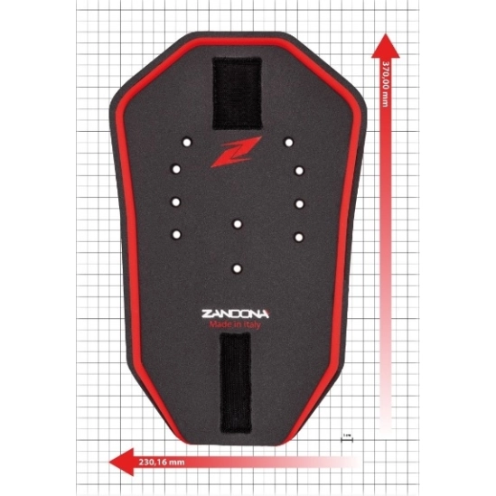 ZANDONA 7101 Ochrana zad 230x370mm back insert černá 