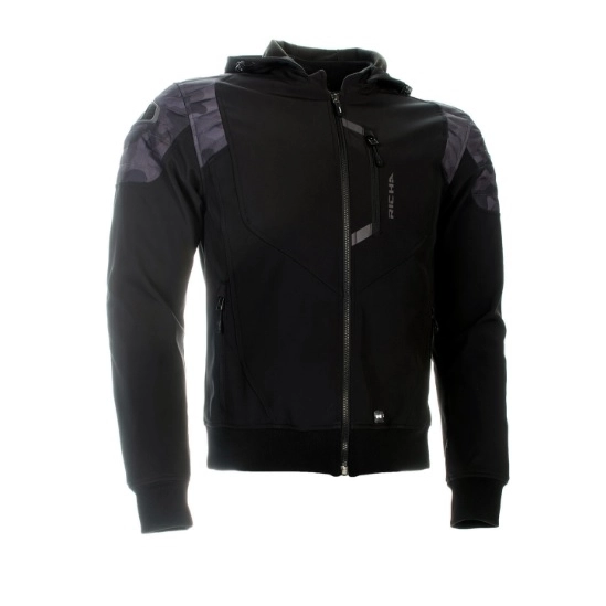 RICHA ATOMIC WP Moto bunda camo černá