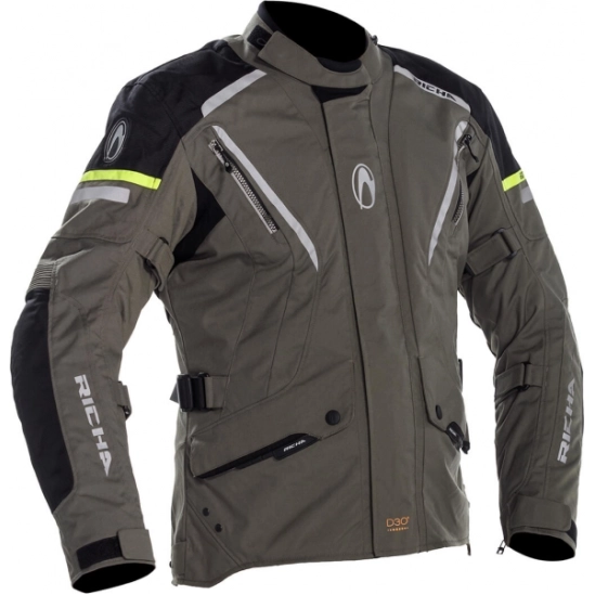 RICHA Cyclone Gore-Tex Moto bunda šedá/černá