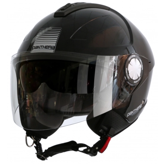 PANTHERA JS2 HALF JET moto přilba černá