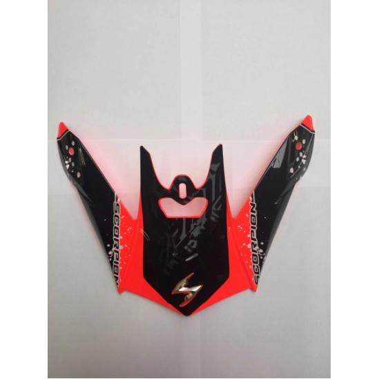 SCORPION VX-20 AIR QUARTZ kšilt neonově červený