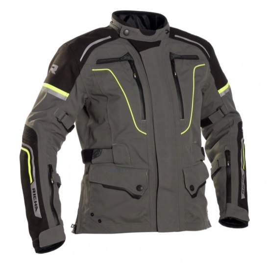 RICHA INFINITY 2 PRO LADY dámská moto bunda šedá/fluo žlutá L