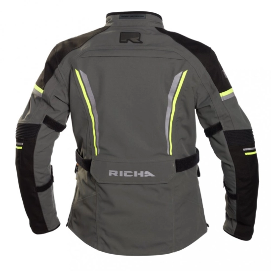 RICHA INFINITY 2 PRO LADY dámská moto bunda šedá/fluo žlutá L