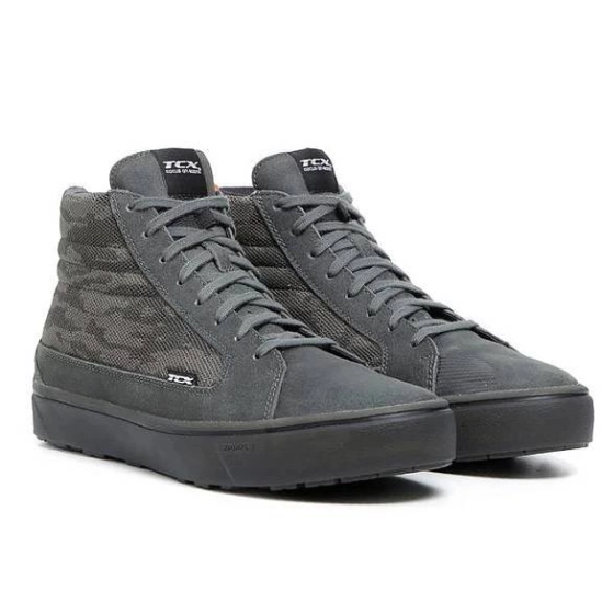 TCX STREET 3 AIR moto boty camo/zelená