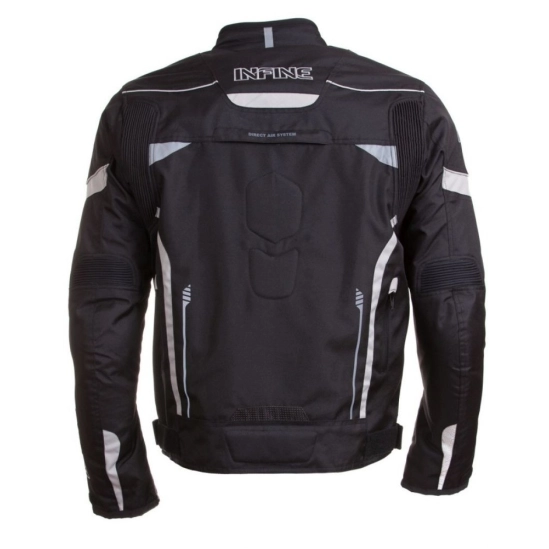 INFINE Jupiter Grey textilní moto bunda černá
