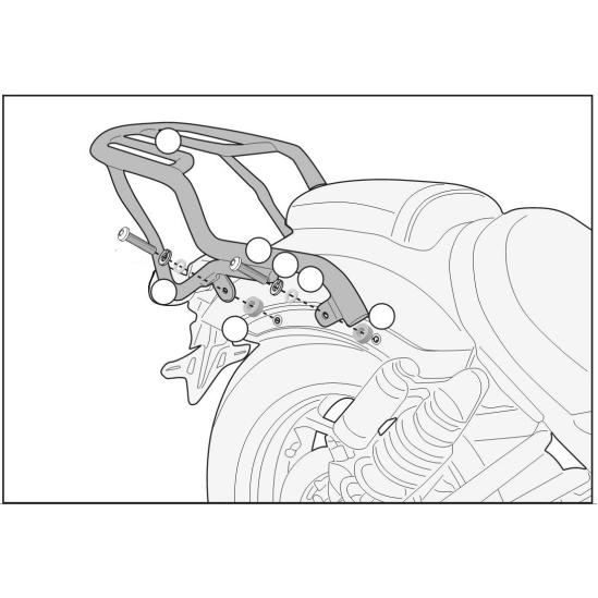 KAPPA KR1194 nosič kufru HONDA CMX 1100 Rebel (21-22)