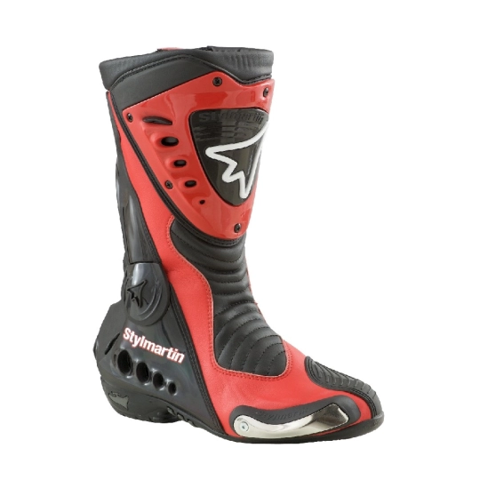 STYLMARTIN Sonic RS moto boty černá/červená