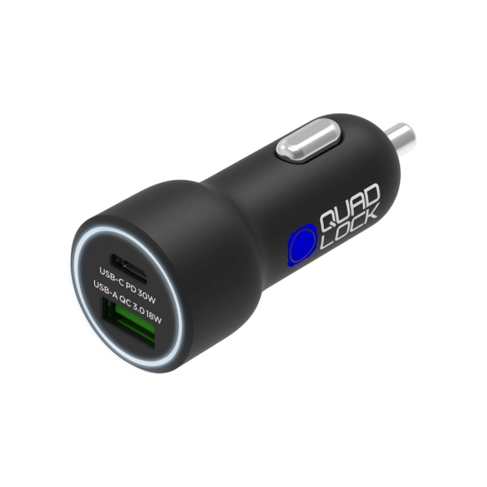 48W nabíječka do auta Quad Lock® - USB-C PD + USB-A QC3.0