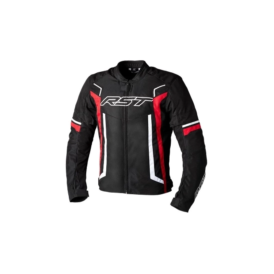 RST 103148 Pilot Evo CE Mens Textile Jacket, krátká bunda černá-červená-bílá
