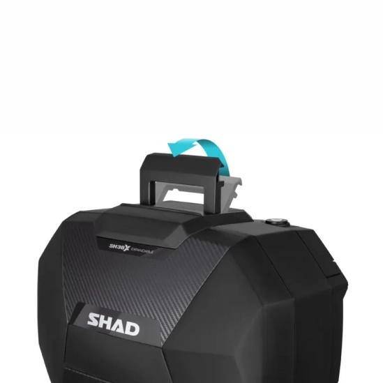 SHAD D0B38106 SH38X boční kufry na motorku (rozšiřitelný koncept) karbonový