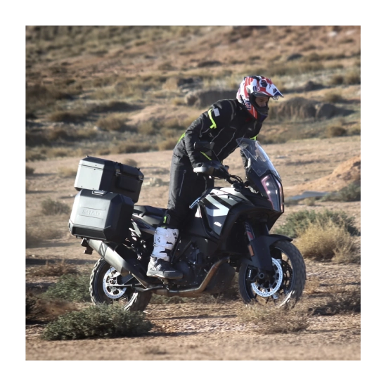 SHAD D0TR55200B Terra TR55 černá, vrchní hliníkový kufr na motorku