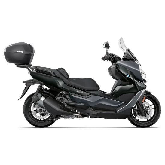 SHAD SH47 D0B47206 černá/červená, vrchní kufr na motorku