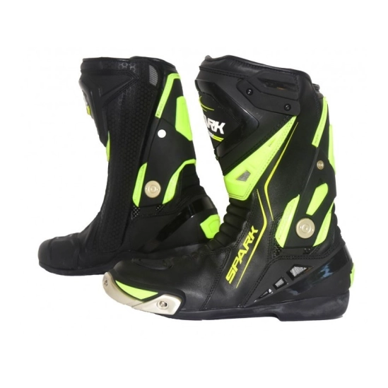 Spark Silverstone, Cestovní moto boty, černé-fluo