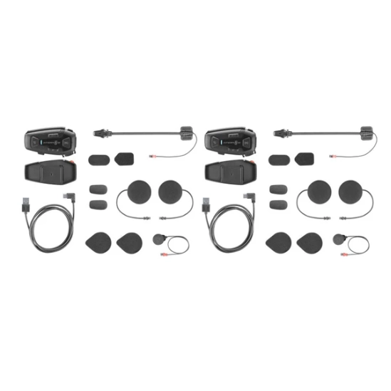 Interphone U-COM8R Twin Pack, Bluetooth headset pro uzavřené a otevřené přilby