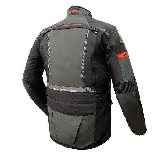 SPARK TRAILMASTER pánská textilní moto bunda, šedá