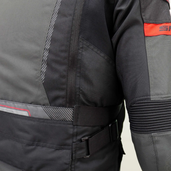 SPARK TRAILMASTER pánská textilní moto bunda, šedá