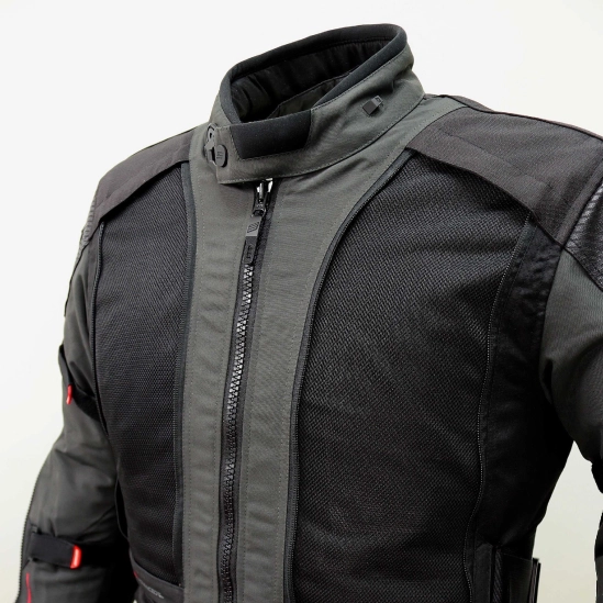 SPARK TRAILMASTER pánská textilní moto bunda, šedá
