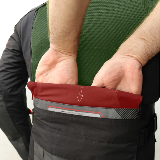 SPARK TRAILMASTER pánská textilní moto bunda, šedá